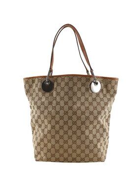 Gucci GG Canvas Beige Tote Bag